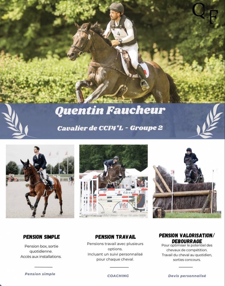 Pension ecurie CCE et CSO