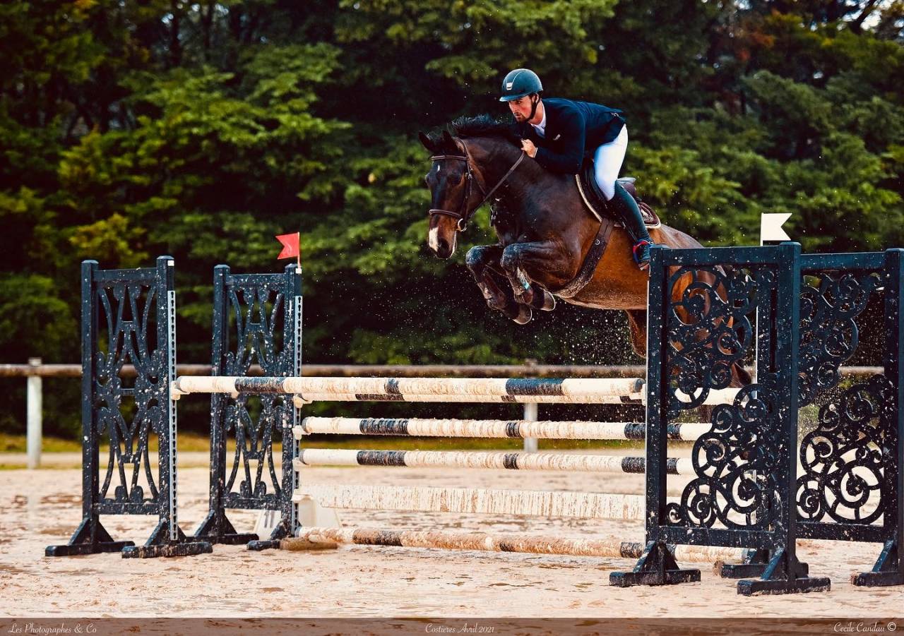 Jument de 10 ans class&eacute; en 125 top origine 