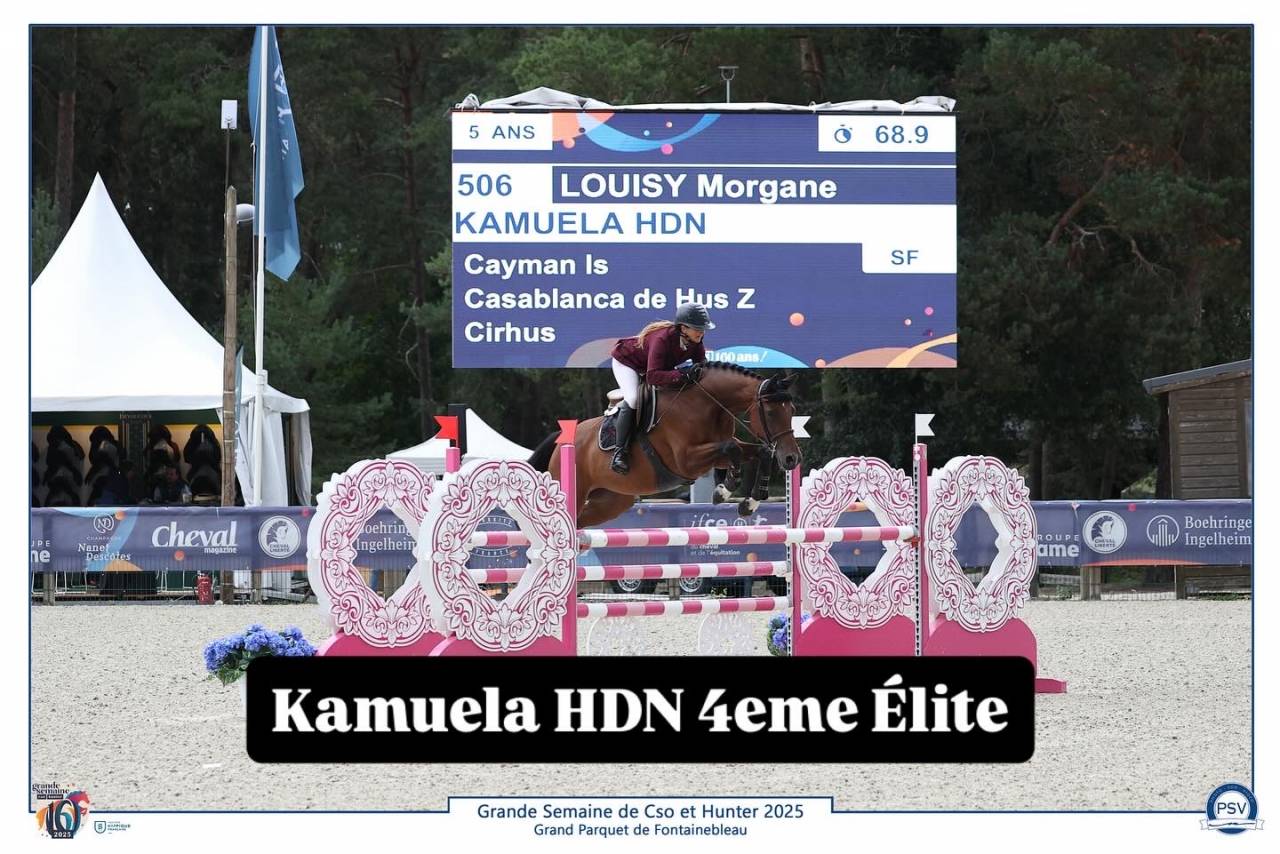 6 ans, Championne du CIR et 4eme &Eacute;lite &agrave; 5ans