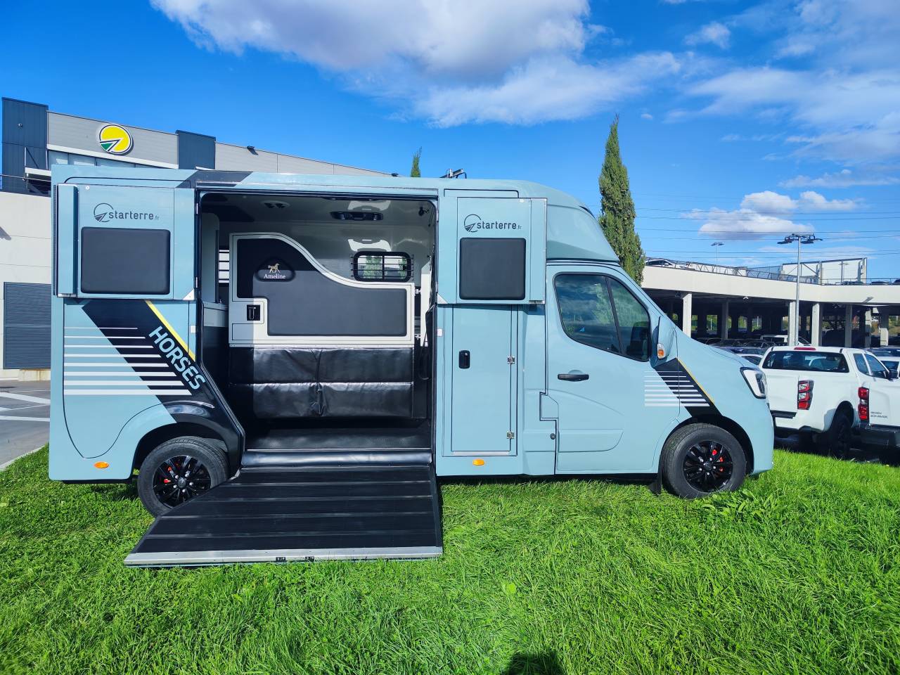 Ameline - 3 passagers -2 chevaux - Renault Master