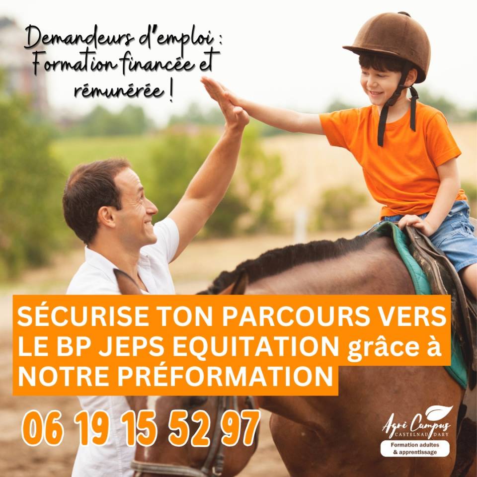BPJEPS - Devenir Moniteur d'&eacute;quitation (Pr&eacute;pa)