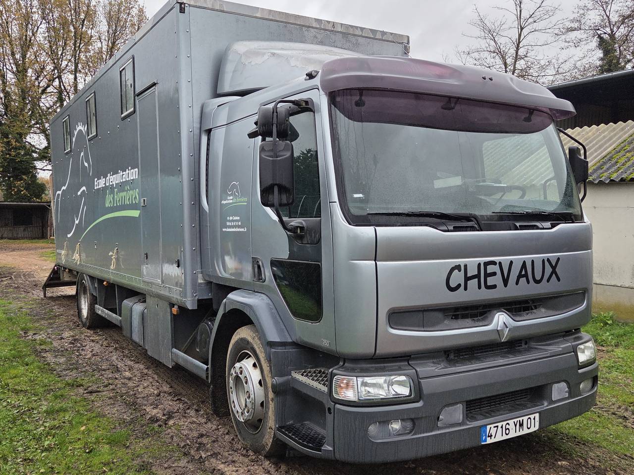 camion chevaux