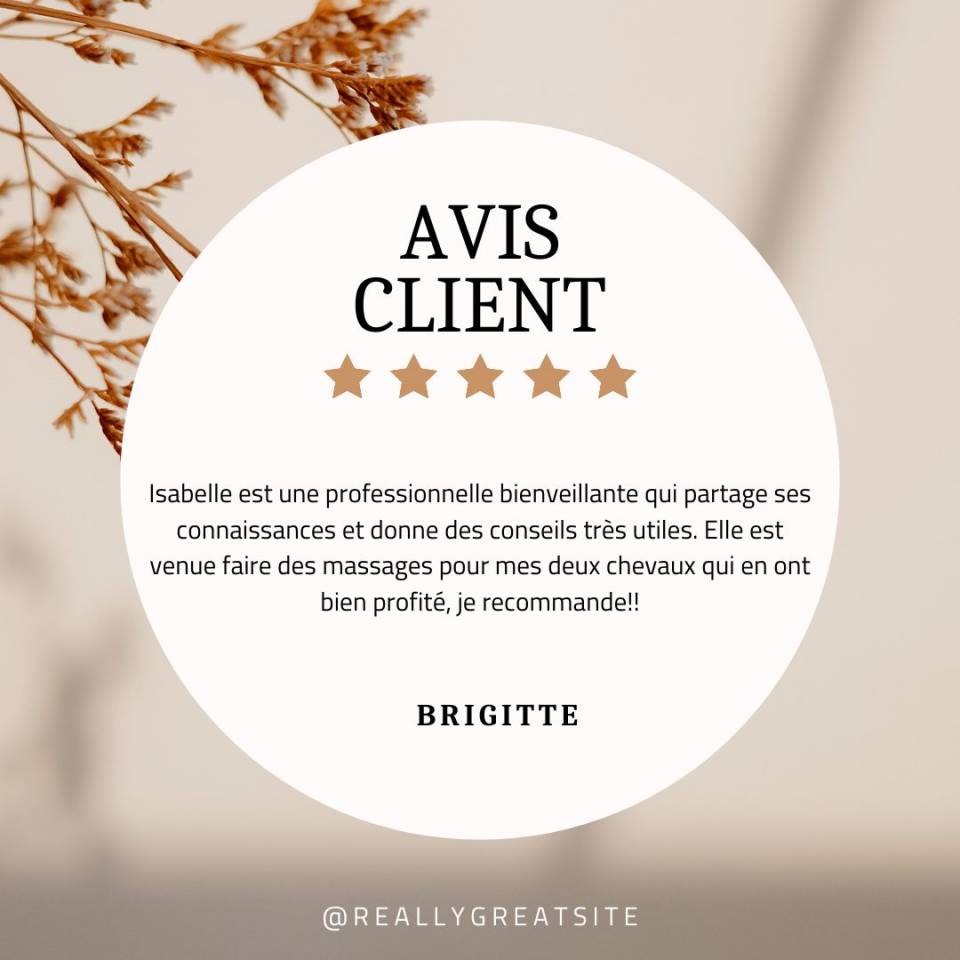 Masseuse &eacute;quin & Nutritionniste &eacute;quin