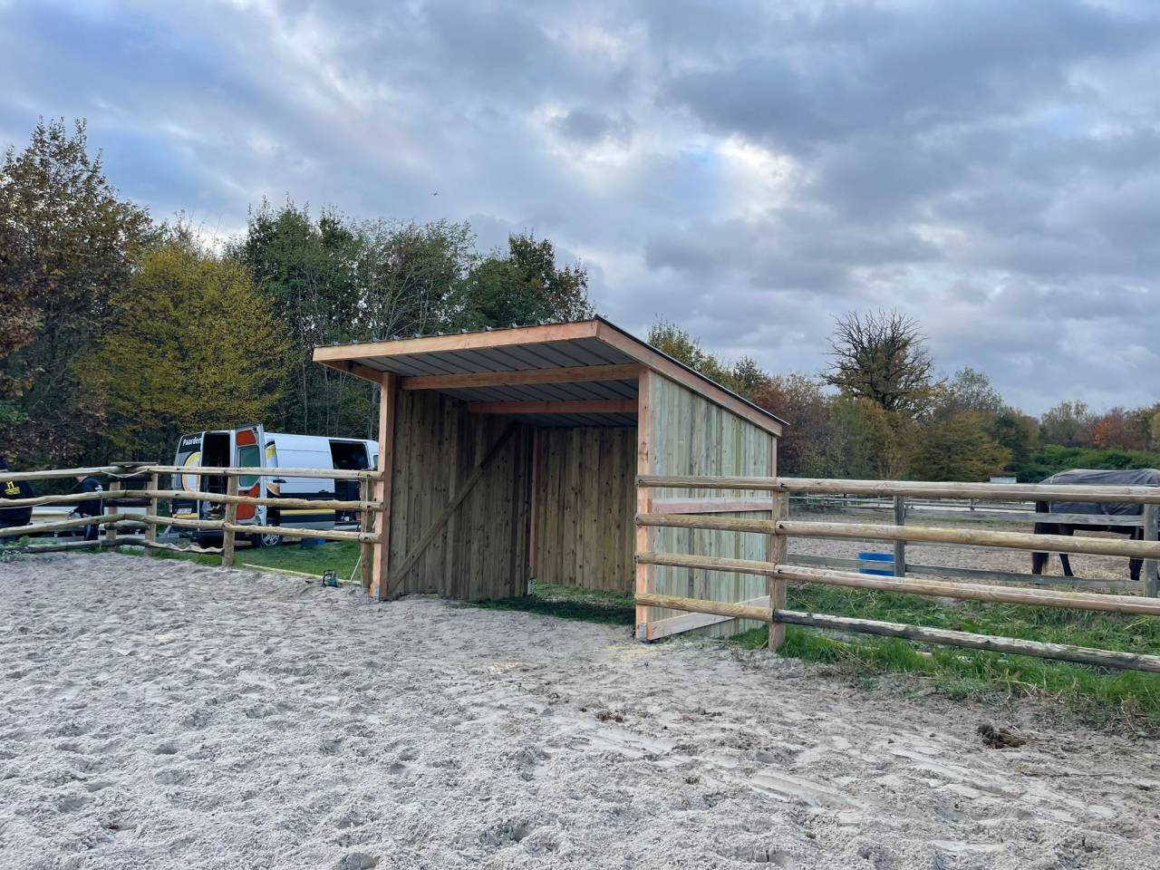 Abri de prairie classique monopente