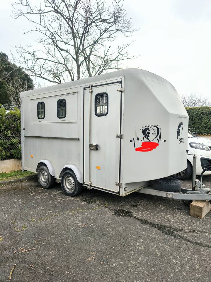 Van cheval libert&eacute; 3 places obliques 