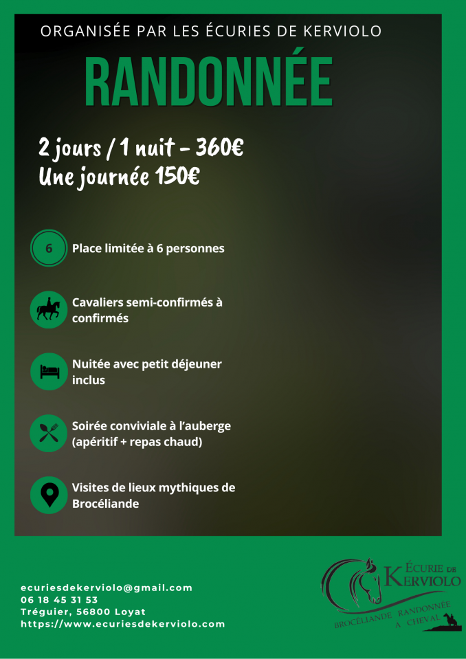 ? Vivez la magie de Broc&eacute;liande &agrave; cheval ! ?