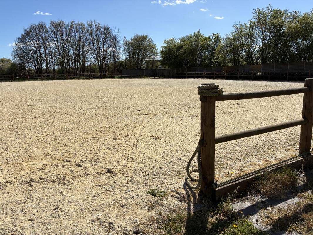 Propri&eacute;t&eacute; &eacute;questre cl&eacute; en main avec man&egrave;ge et carri&egrave;re -