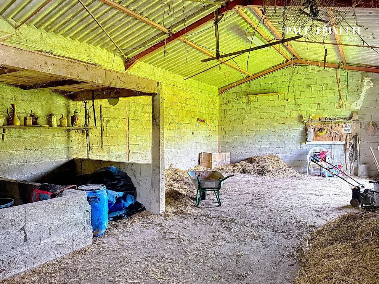 Maison 6 pi&egrave;ce avec terrain 1 hectare et hangar