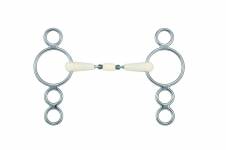 Mors double brisure 4 anneaux - Happy Mouth
