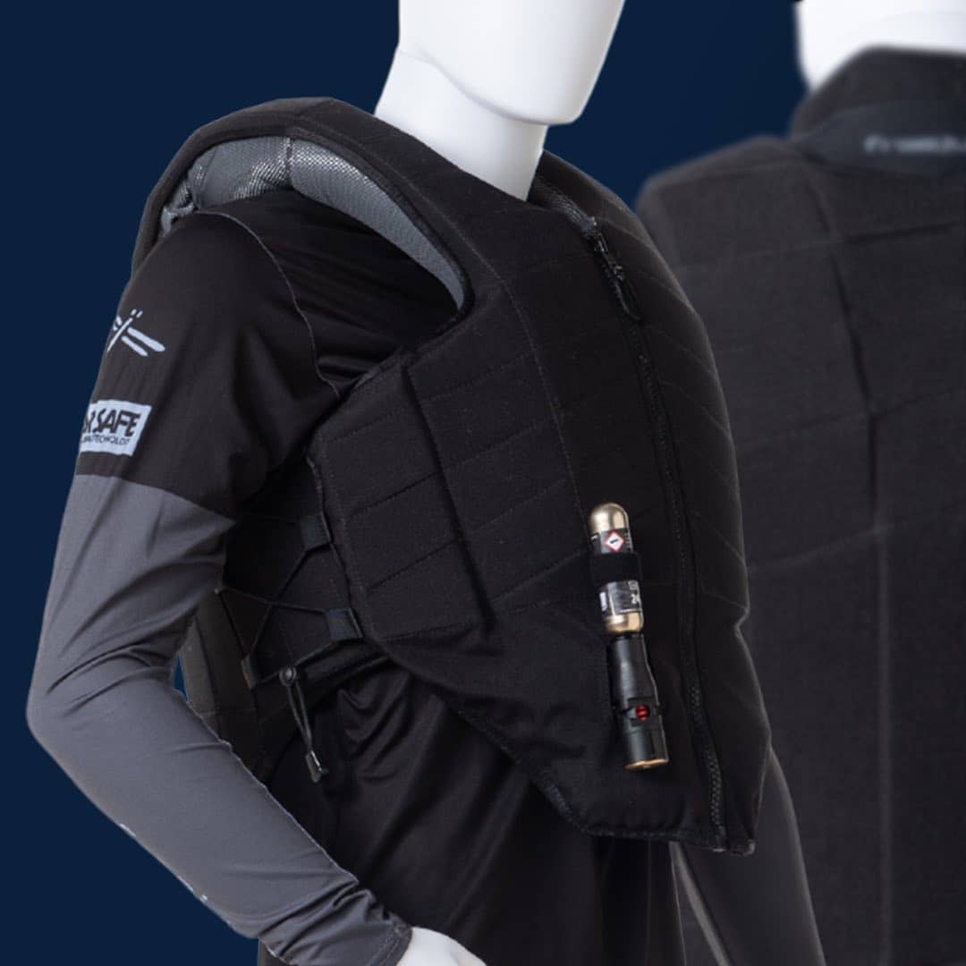 Le gilet Airbag pour le concours complet : modèle X’Air Safe de chez Freejump © Freejump System